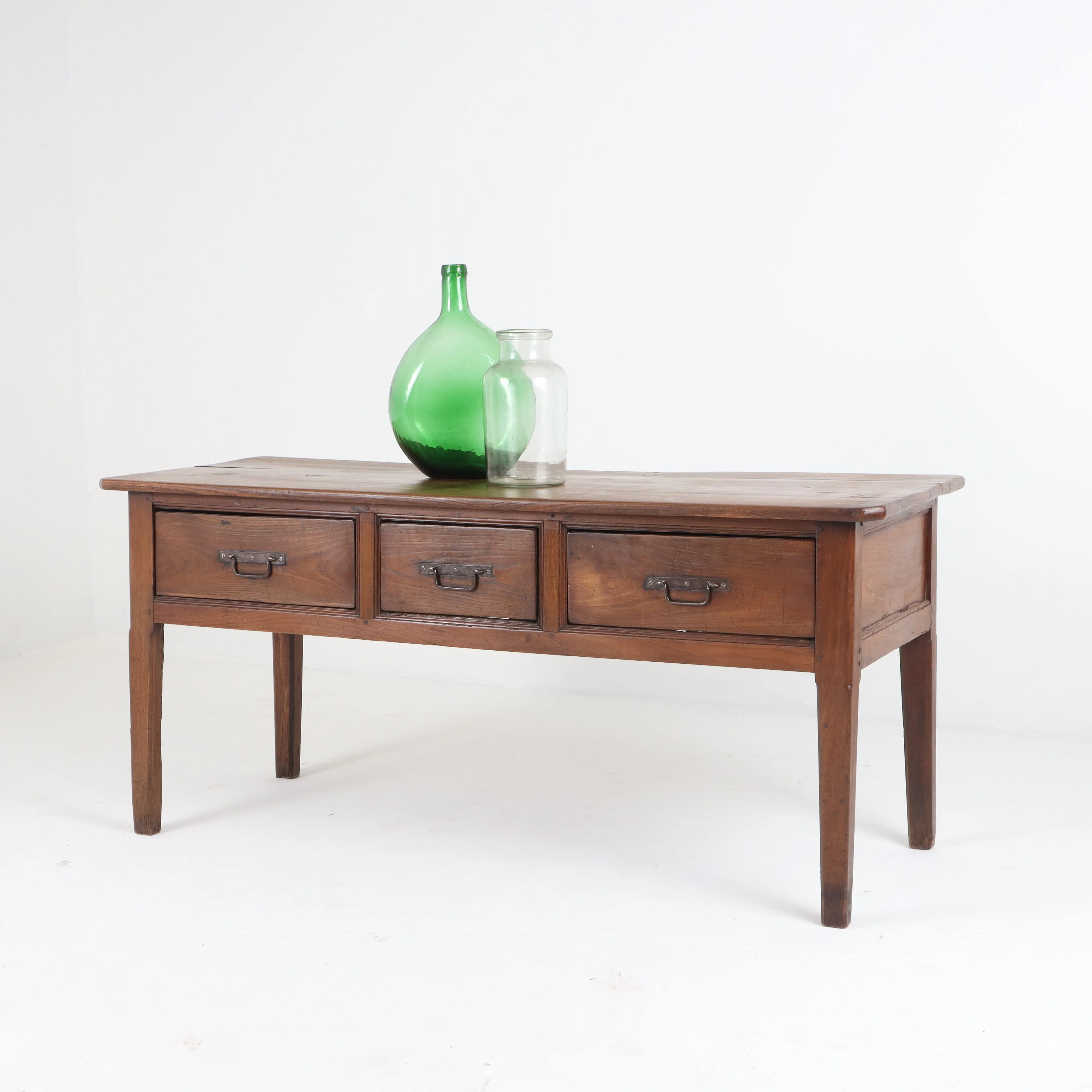 French Antique Fruitwood Server / Sideboard c1860